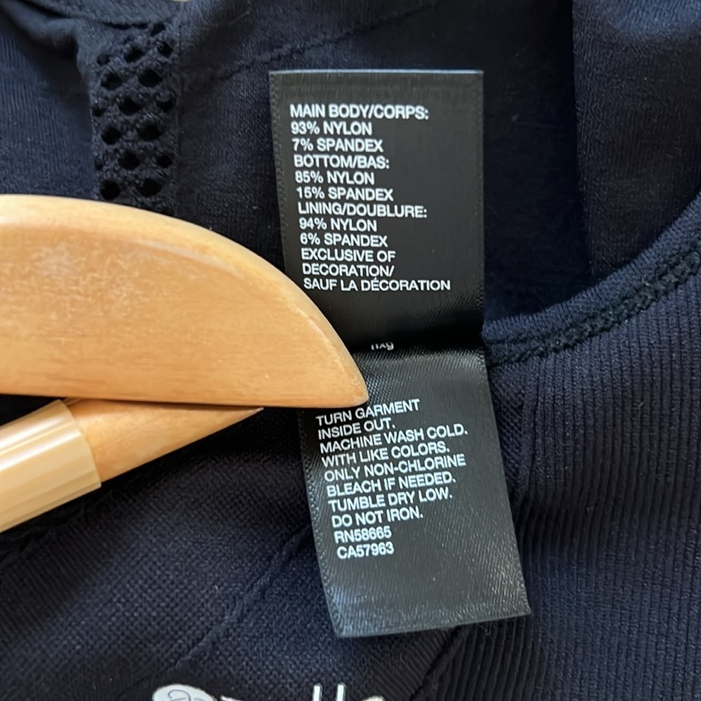 Zella Pulse Seamless Sports Bra Black Racerback NWOT - Picture 13 of 16